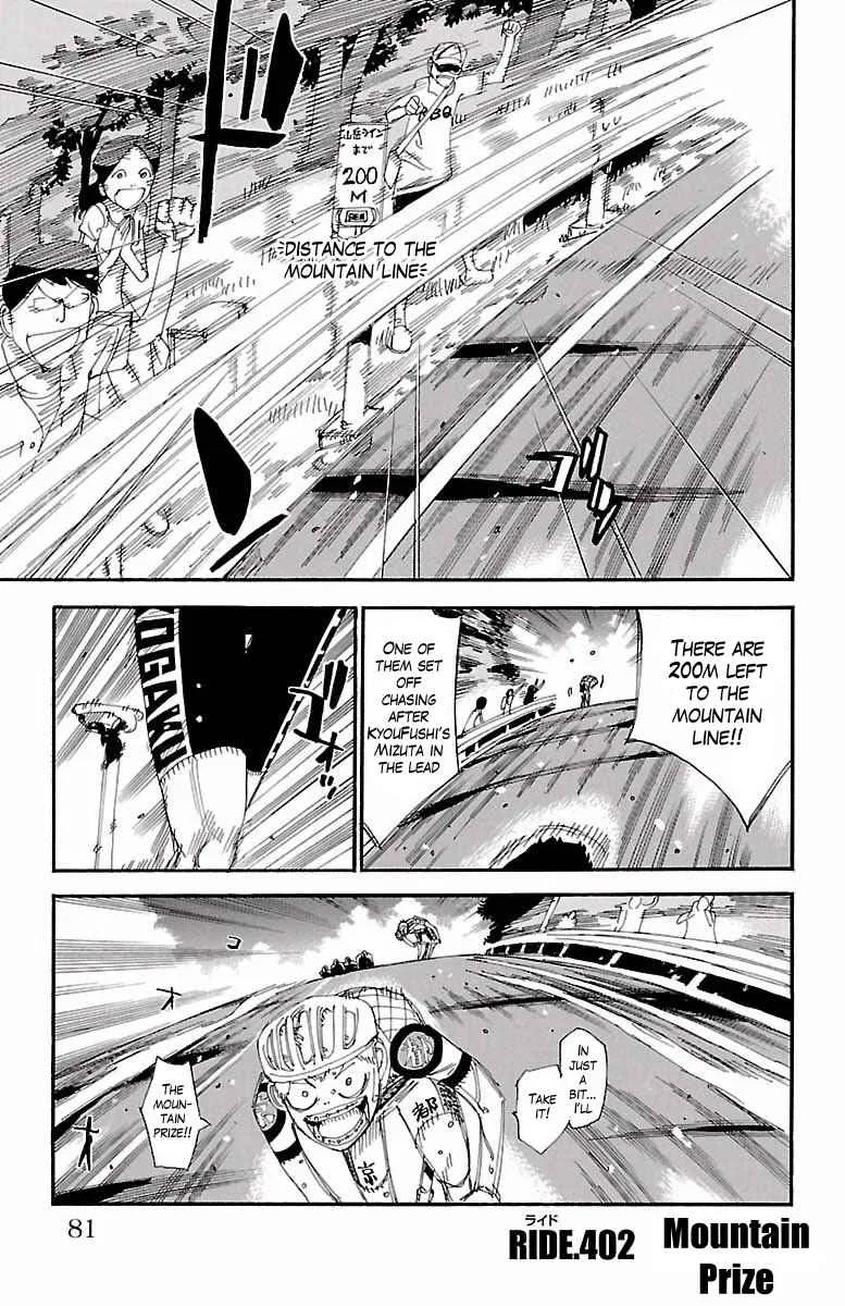 Yowamushi Pedal Chapter 402 – Page 1