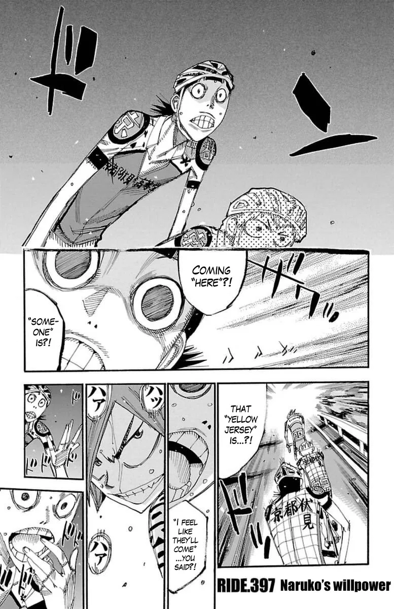 Yowamushi Pedal Chapter 397 – Page 1