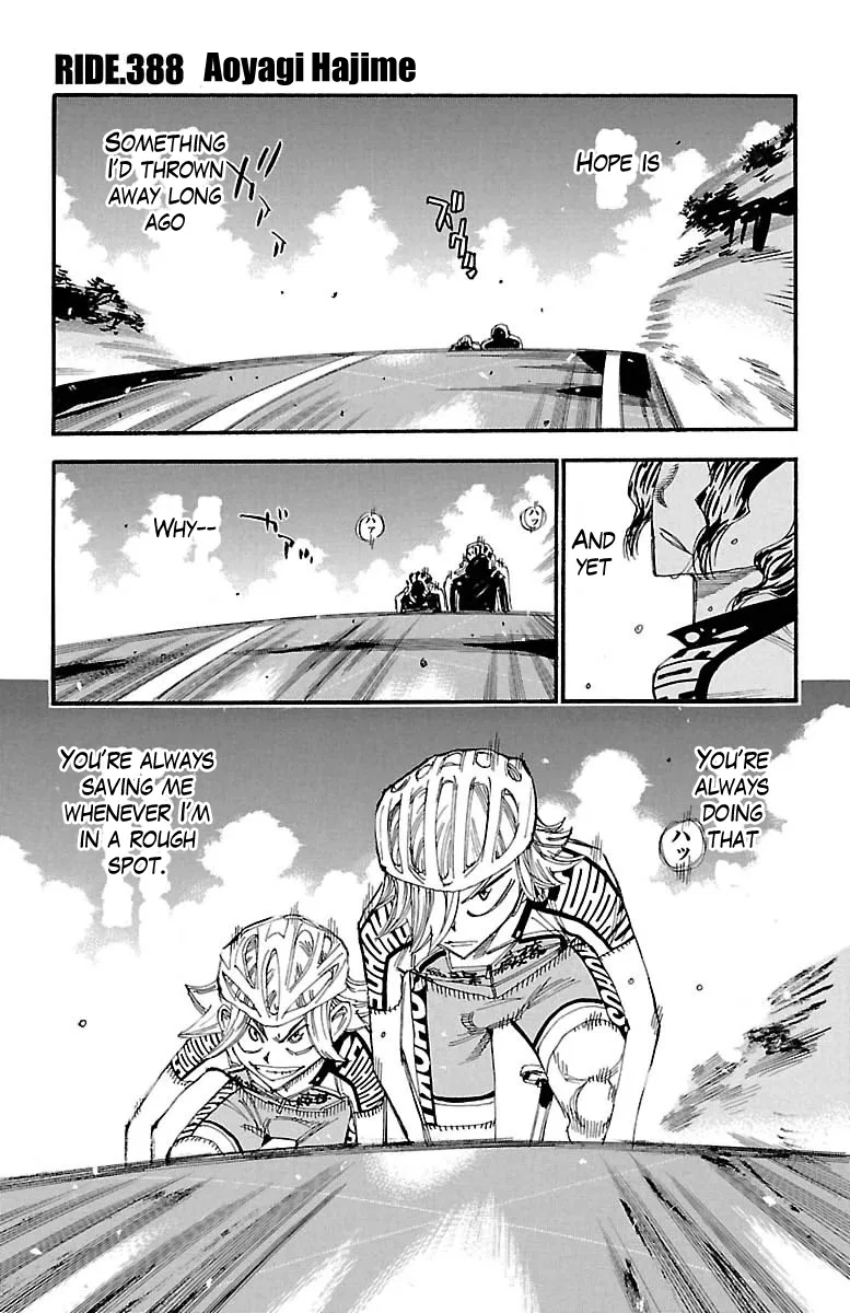 Yowamushi Pedal Chapter 388 – Page 1