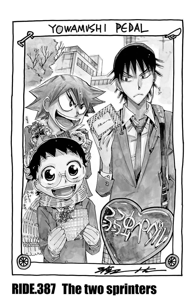 Yowamushi Pedal Chapter 387 – Page 1