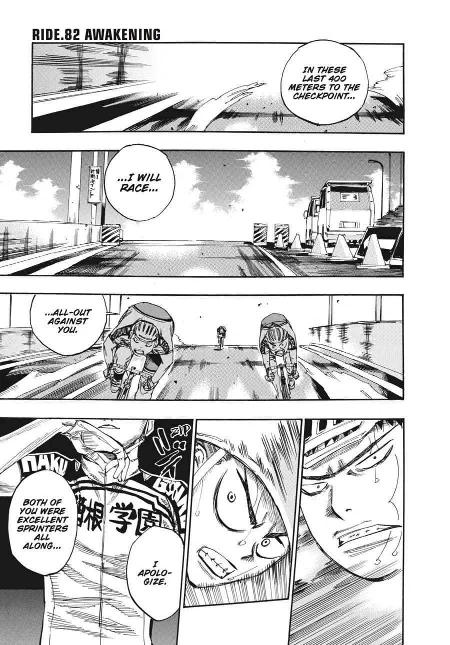 Yowamushi Pedal Chapter 82 – Page 1