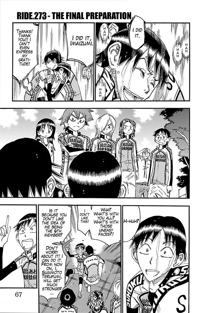 Yowamushi Pedal Chapter 273 – Page 1