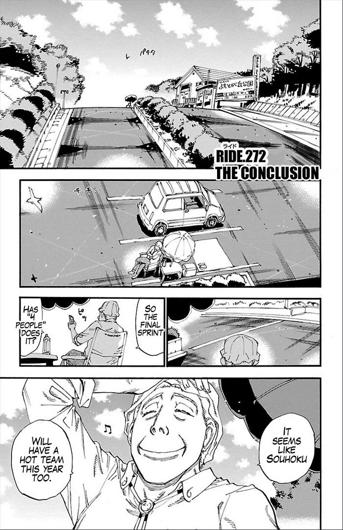 Yowamushi Pedal Chapter 272 – Page 1