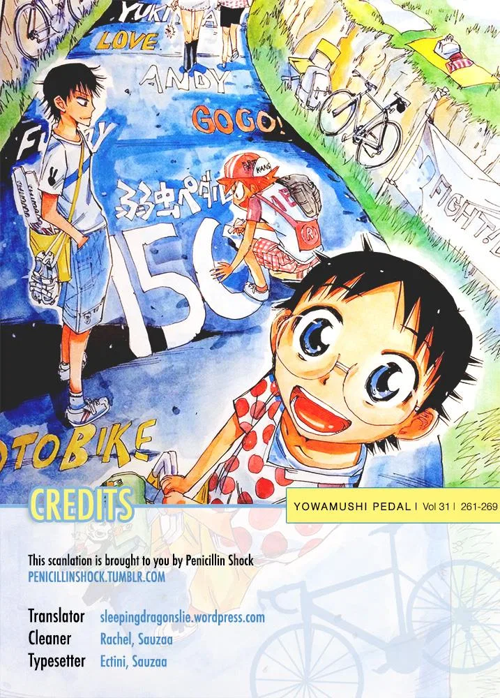 Yowamushi Pedal Chapter 261 – Page 1