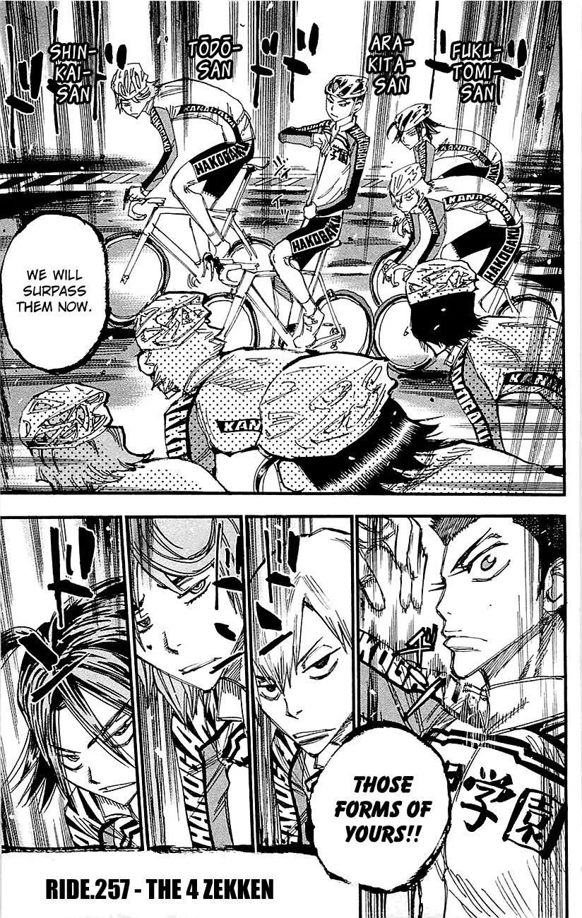 Yowamushi Pedal Chapter 257 – Page 1