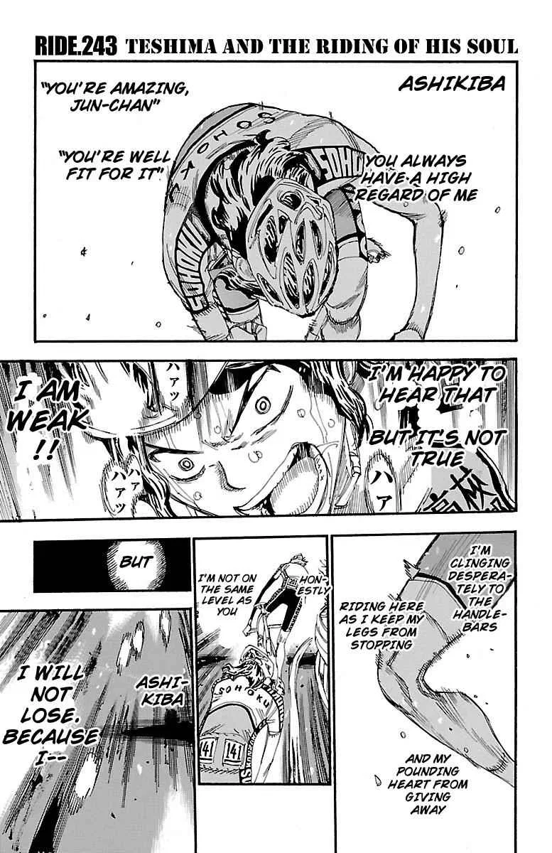 Yowamushi Pedal Chapter 243 – Page 1