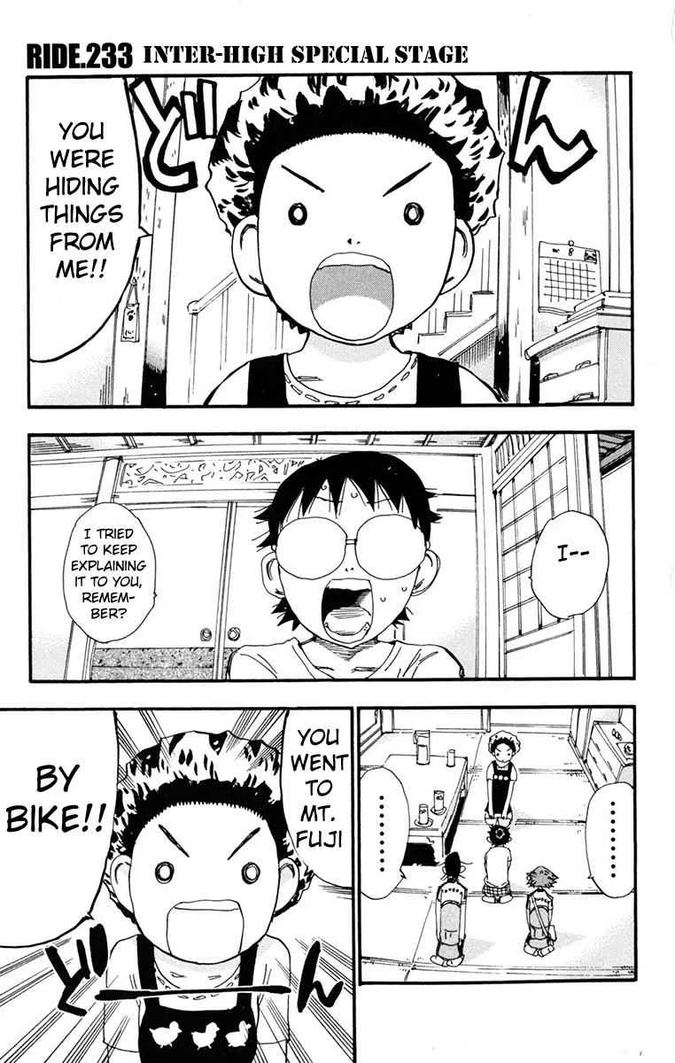 Yowamushi Pedal Chapter 233 – Page 1