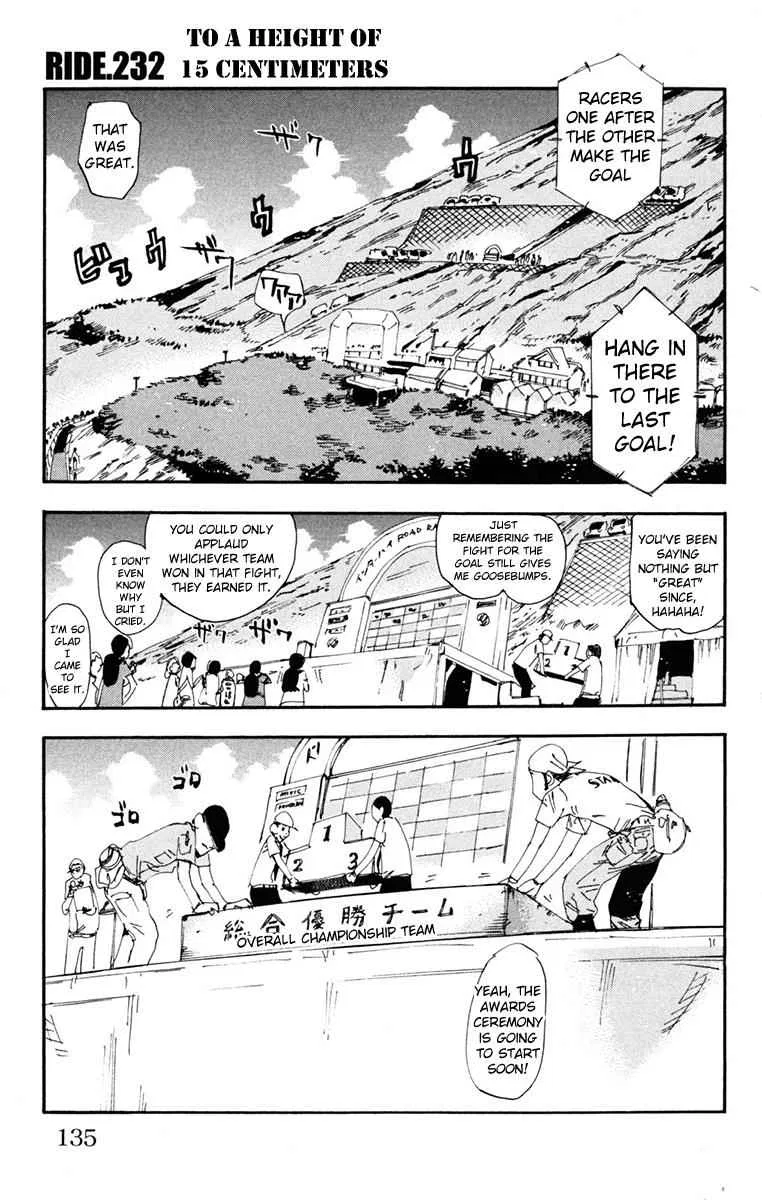 Yowamushi Pedal Chapter 232 – Page 1