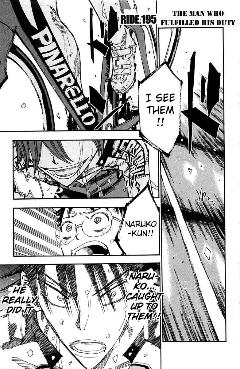 Yowamushi Pedal Chapter 195 – Page 1