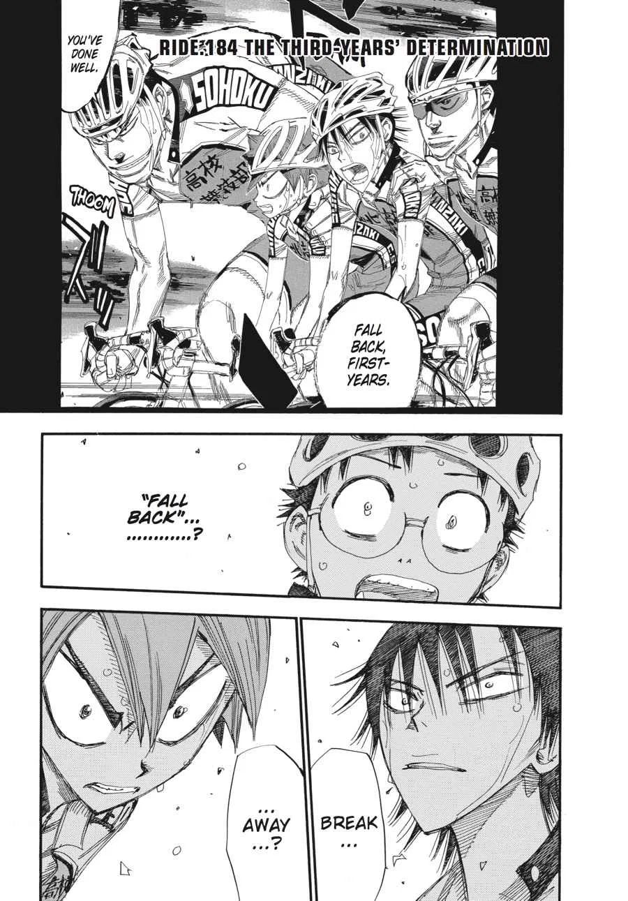 Yowamushi Pedal Chapter 184 – Page 1