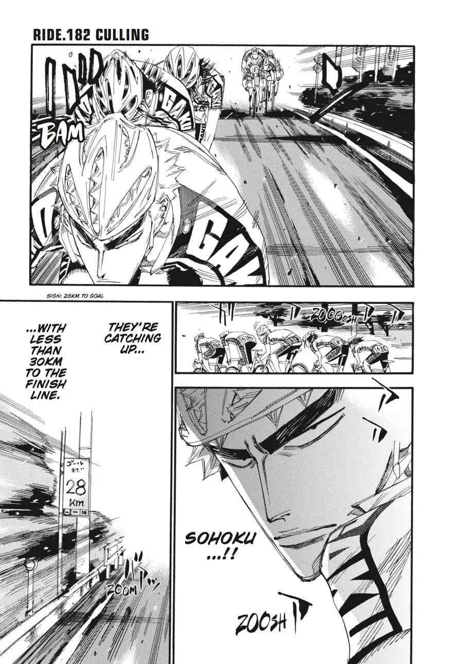 Yowamushi Pedal Chapter 182 – Page 1