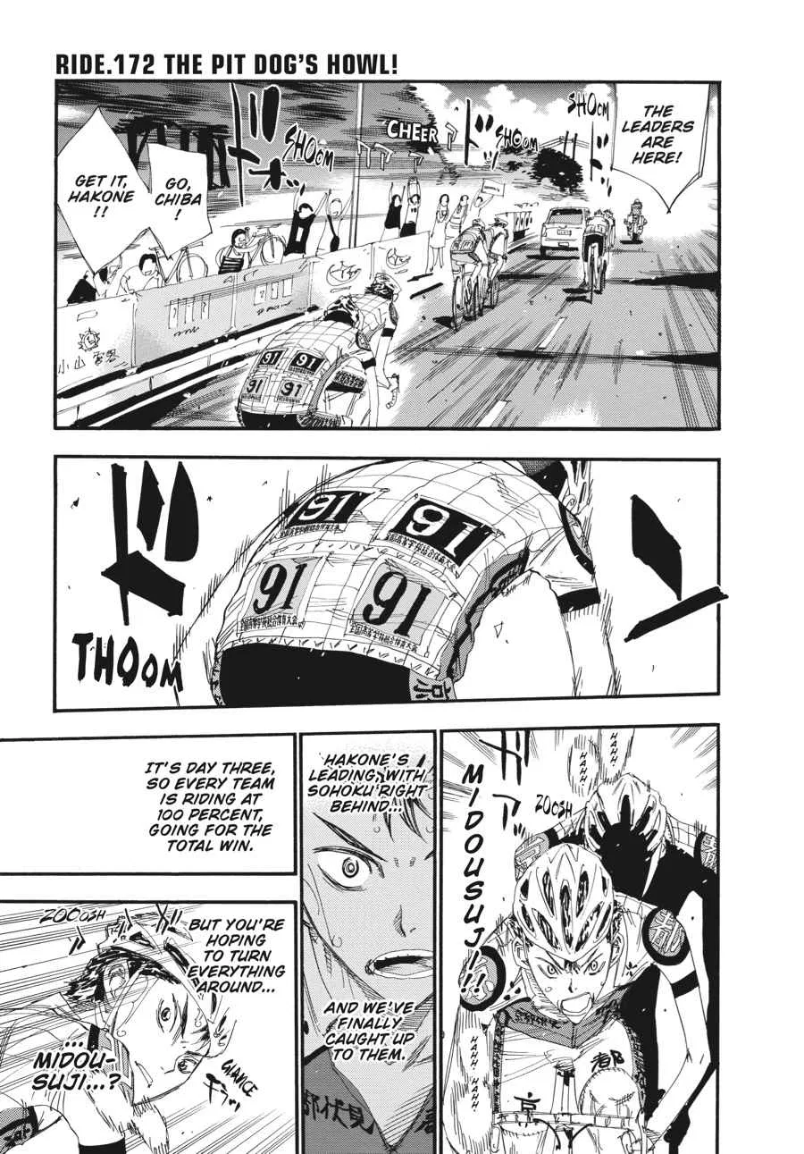 Yowamushi Pedal Chapter 172 – Page 1