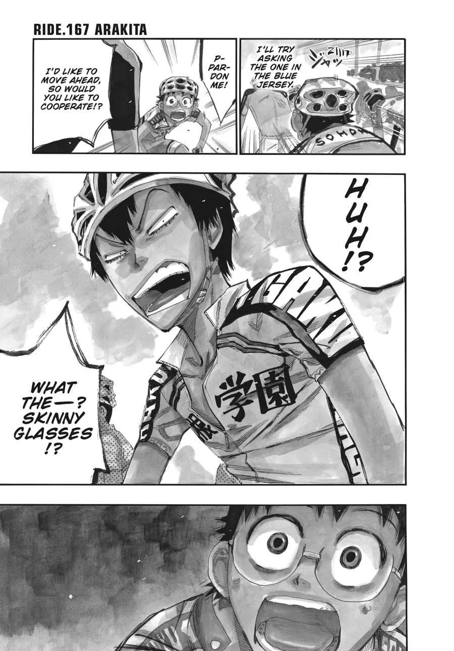 Yowamushi Pedal Chapter 167 – Page 1