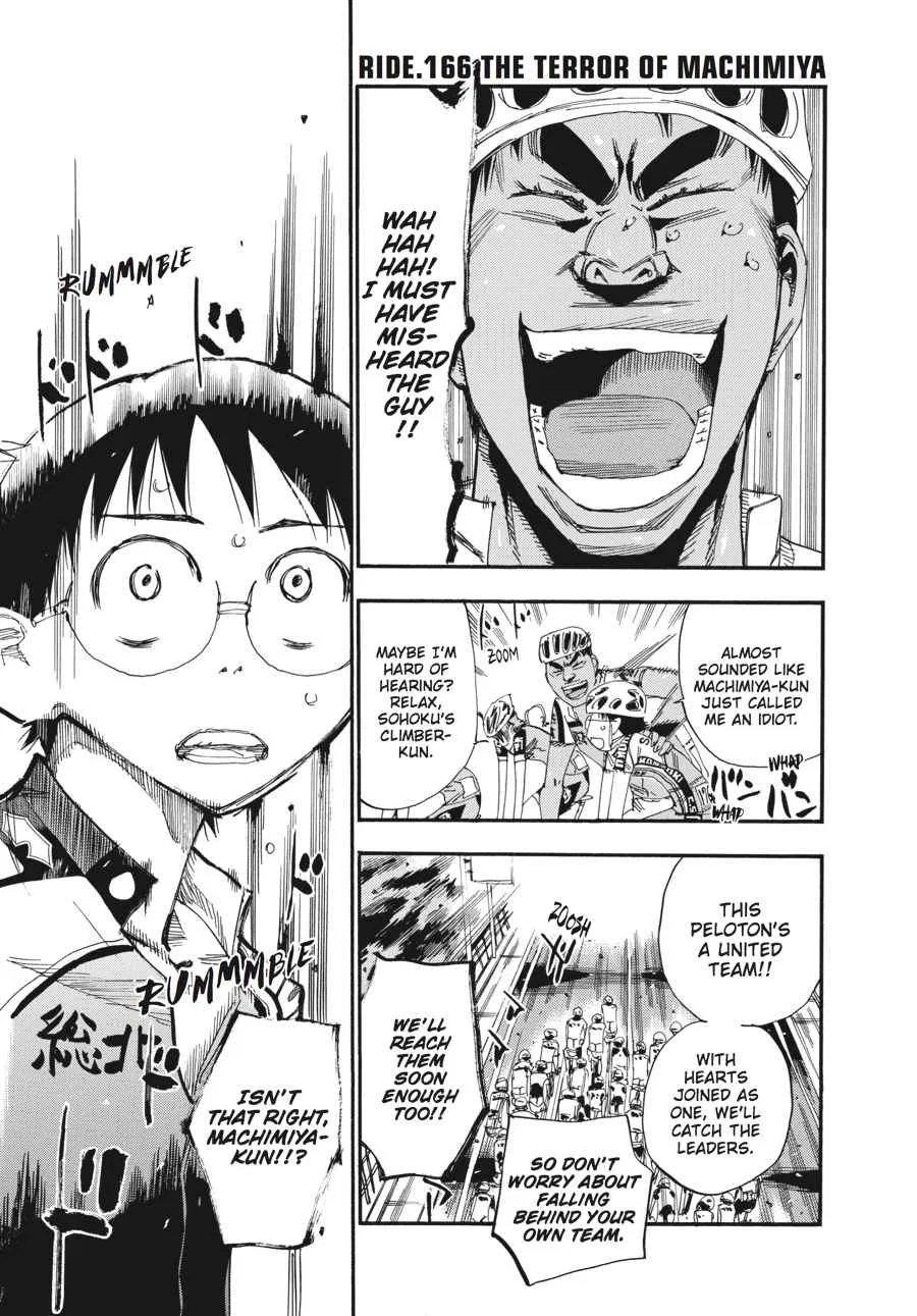 Yowamushi Pedal Chapter 166 – Page 1
