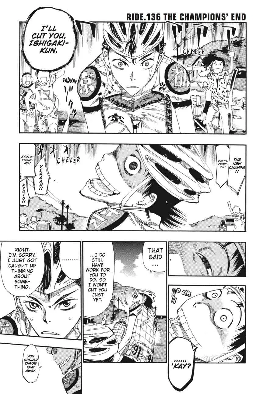 Yowamushi Pedal Chapter 136 – Page 1
