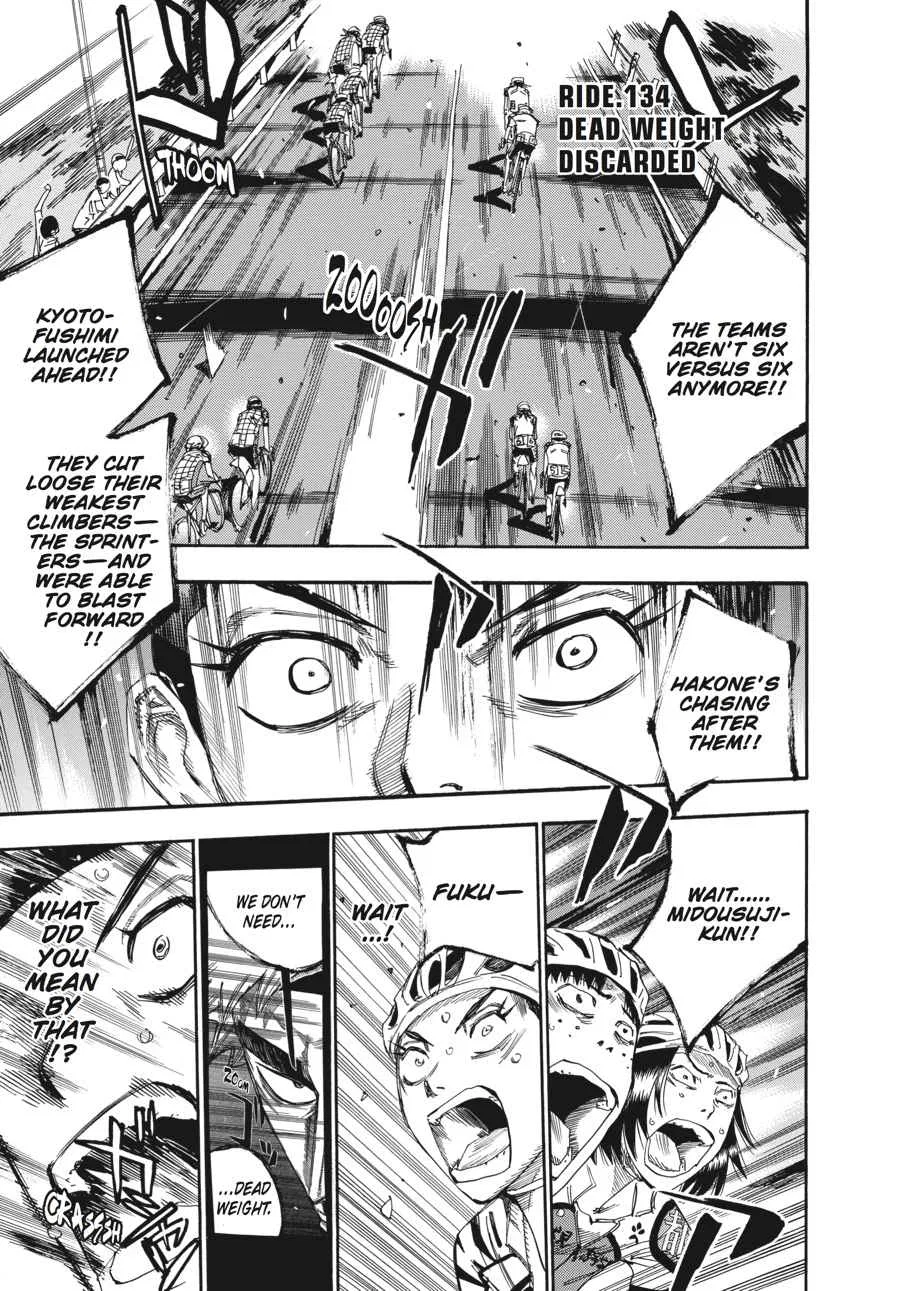 Yowamushi Pedal Chapter 134 – Page 1