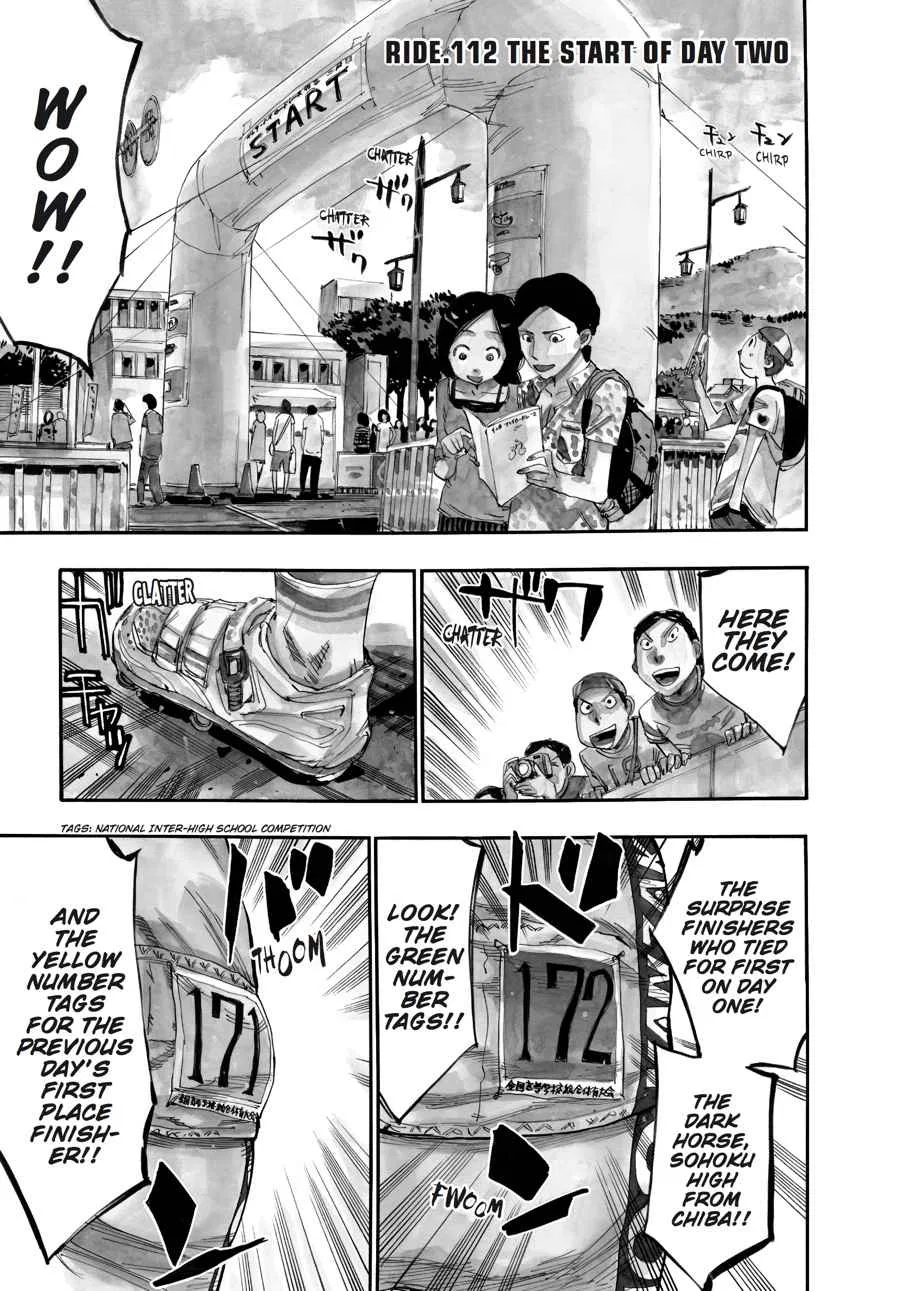 Yowamushi Pedal Chapter 112 – Page 1