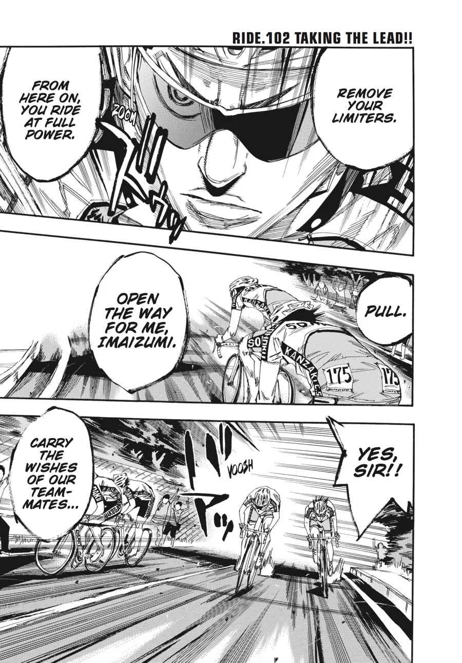 Yowamushi Pedal Chapter 102 – Page 1