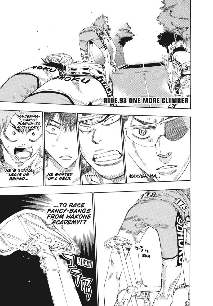 Yowamushi Pedal Chapter 93 – Page 1