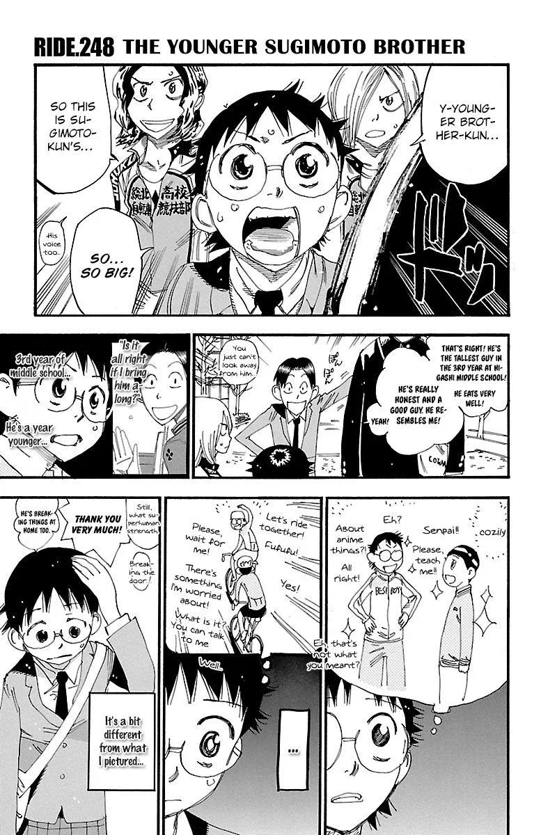 Yowamushi Pedal Chapter 248 – Page 1