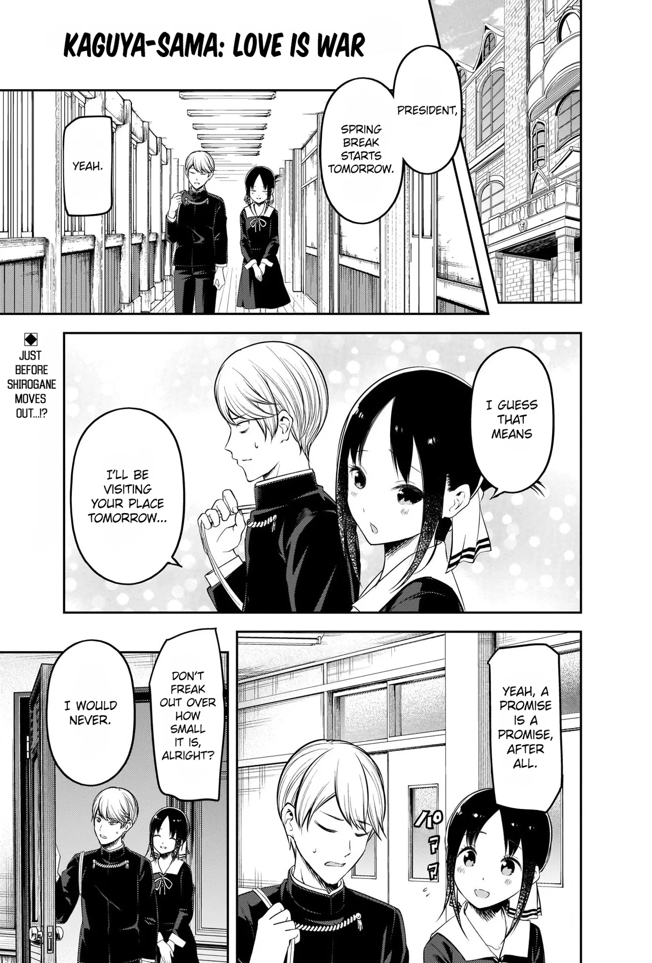 Kaguya-sama wa Kokurasetai: Tensai-tachi no Ren'ai Zunousen Chapter 206 – Page 1