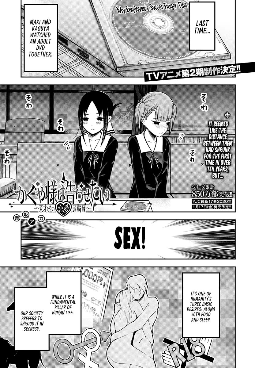 Kaguya-sama wa Kokurasetai: Tensai-tachi no Ren'ai Zunousen Chapter 169 – Page 1