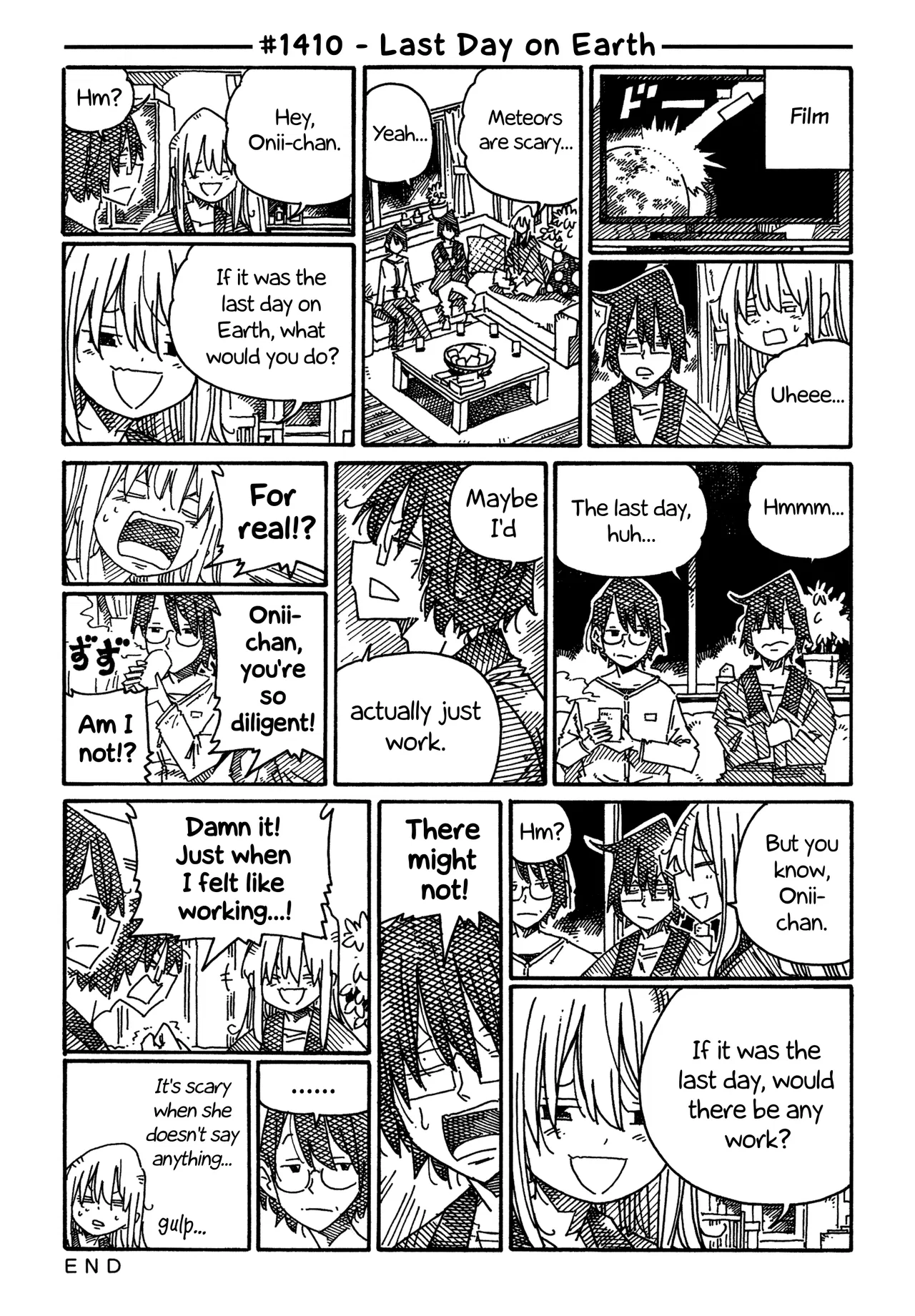 Hatarakanai Futari Chapter 1410 – Page 1