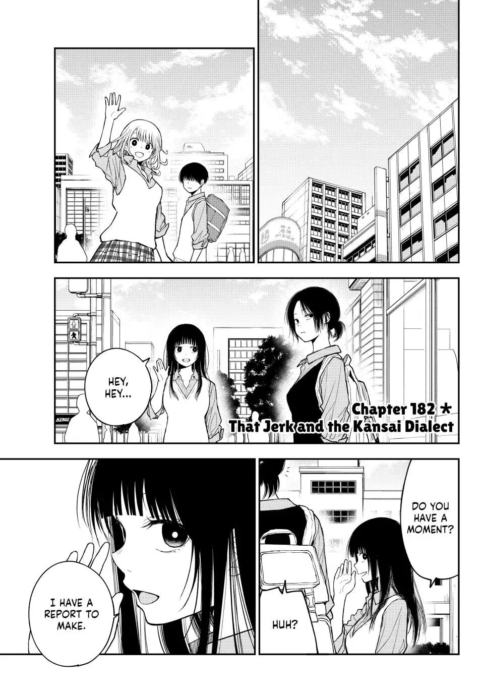 My Cuteness Isn’t Understood By Kuroiwa Medaka Chapter 182 – Page 1
