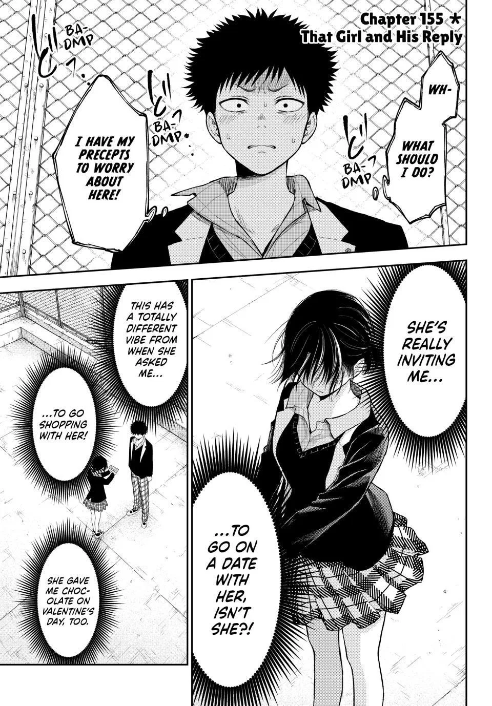 My Cuteness Isn’t Understood By Kuroiwa Medaka Chapter 155 – Page 1