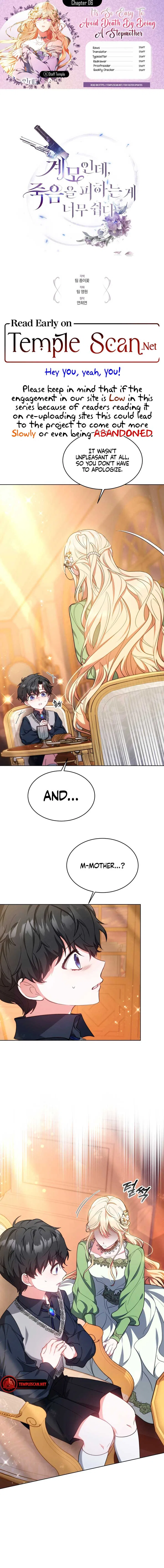 Living as the Villain’s Stepmother Chapter 6 – Page 1