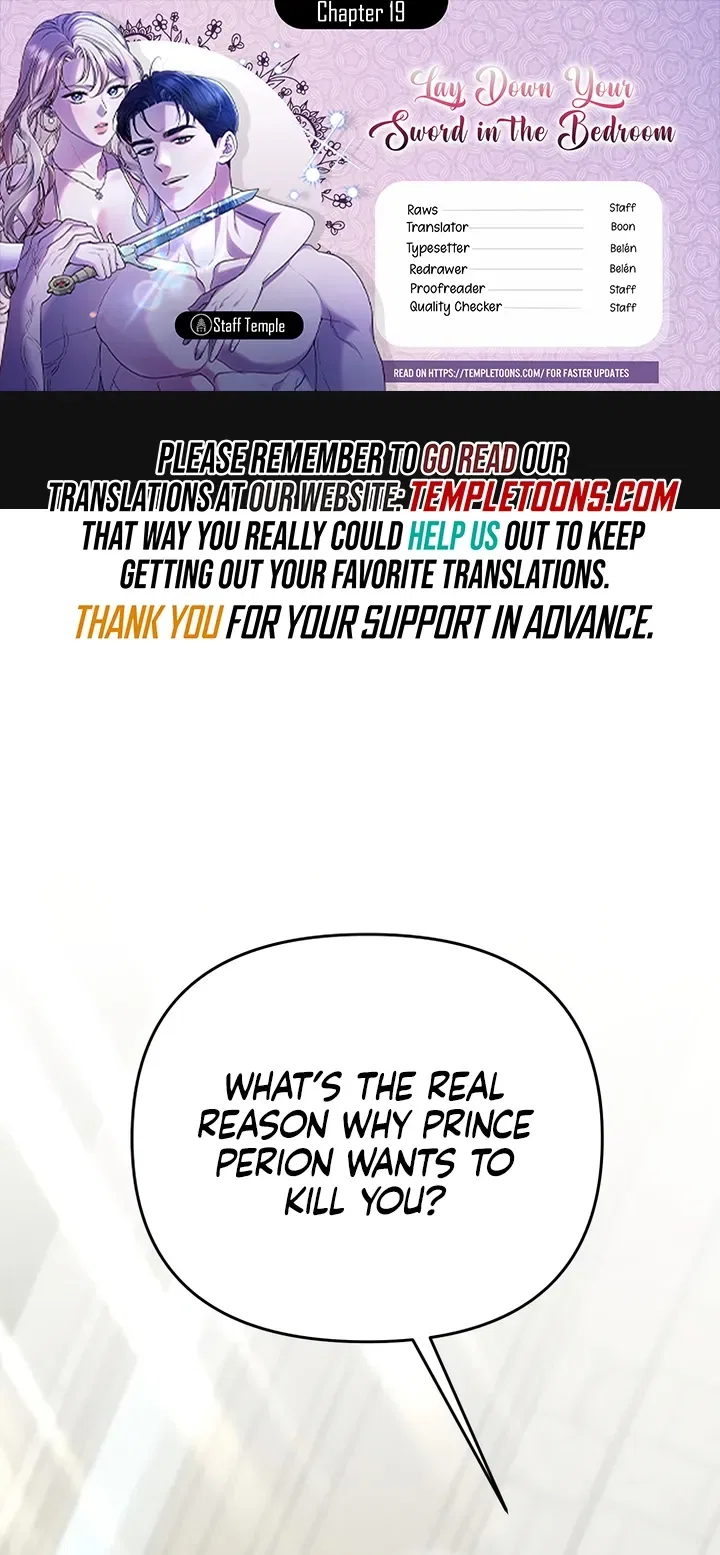 Lay Down Your Sword in the Bedroom Chapter 19 – Page 1