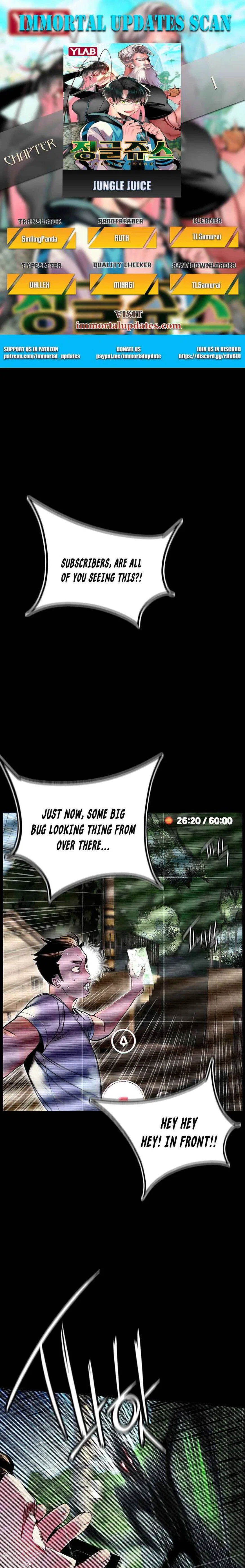 Jungle Juice manga Chapter 1 – Page 1