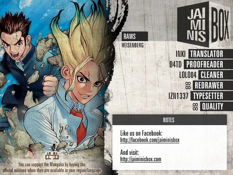 Dr. Stone manga Chapter 8 – Page 1