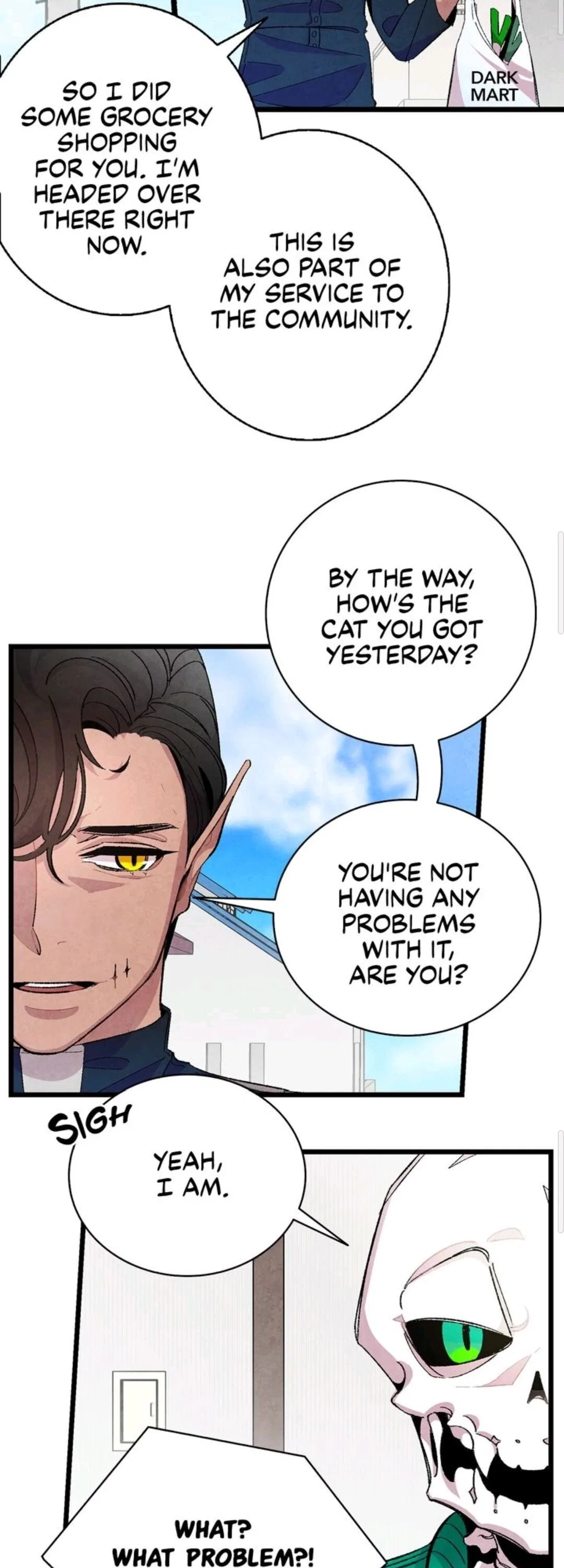 The Skeleton Becomes a Cat Dad Chapter 4 – Page 20