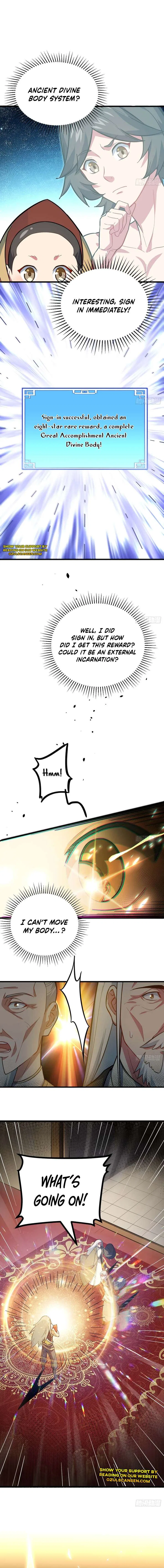 Start by signing in and obtaining the Ancient Divine Body Chapter 1 – Page 7