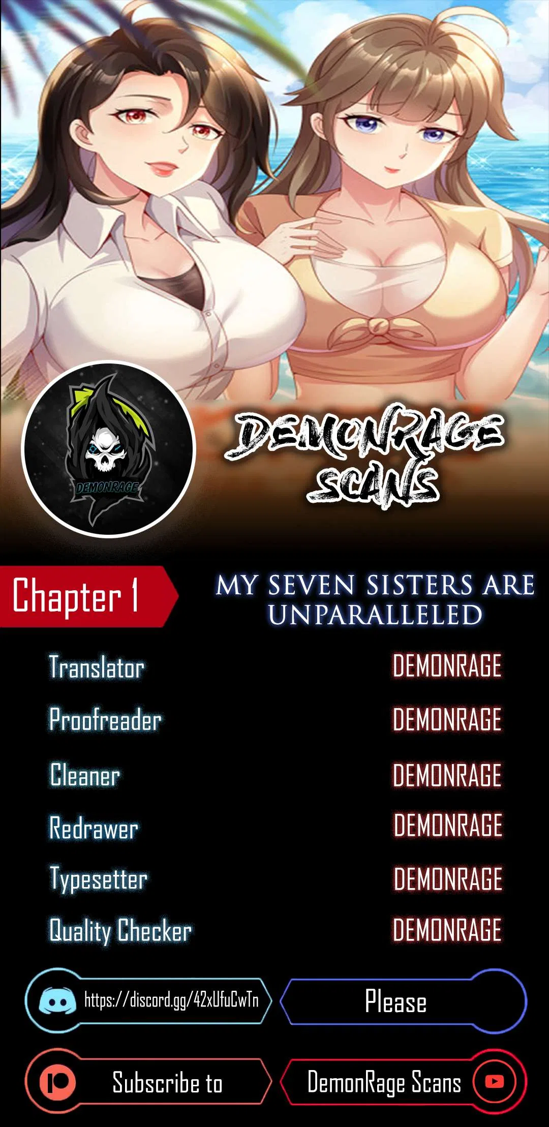 My Seven Sisters are Unparalleled Chapter 1 – Page 1