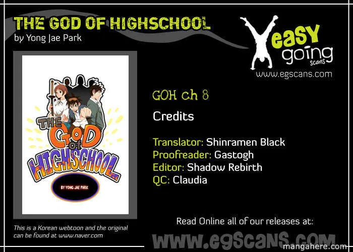 The God of High School Chapter 8 – Page 1
