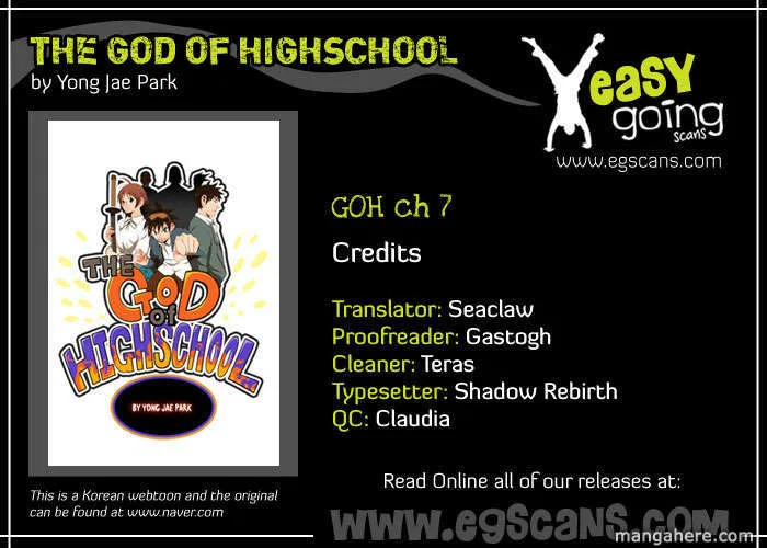 The God of High School Chapter 7 – Page 1