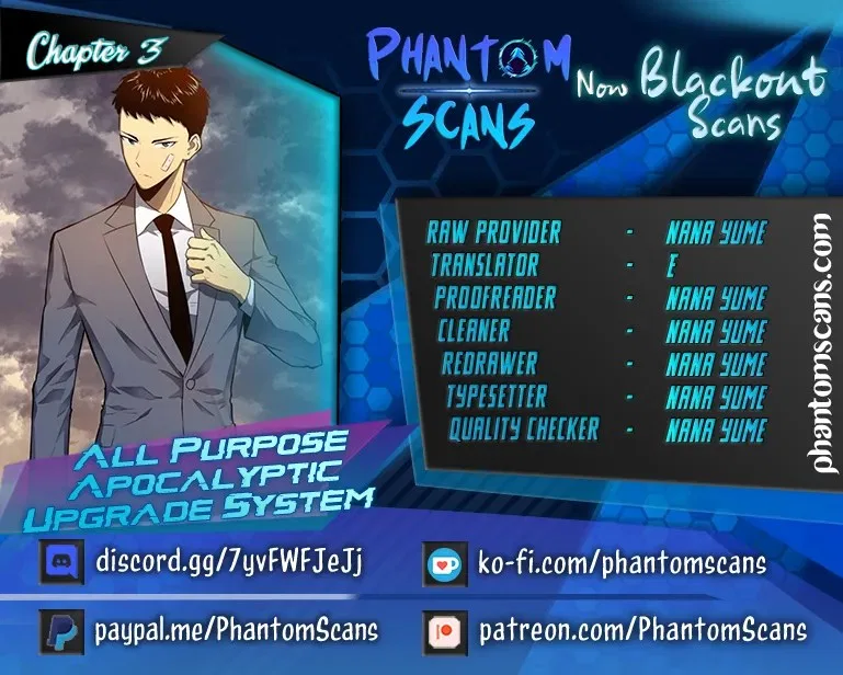 All Purpose Apocalyptic Upgrade System Chapter 3 – Page 1