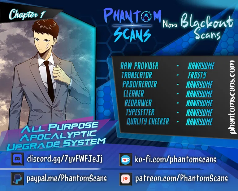 All Purpose Apocalyptic Upgrade System Chapter 1 – Page 1