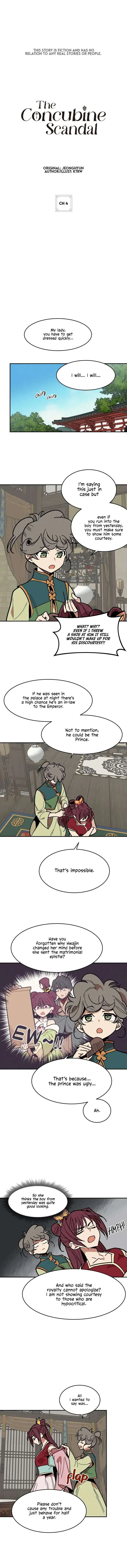 Concubine Scandal Chapter 4 – Page 1