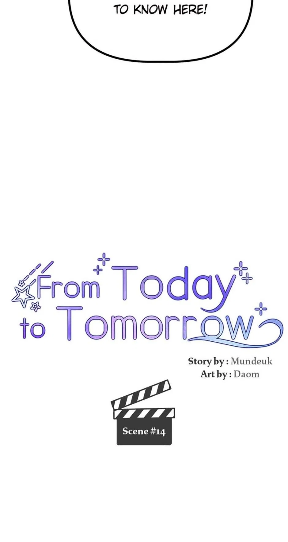 Today to Tomorrow Chapter 14 – Page 15