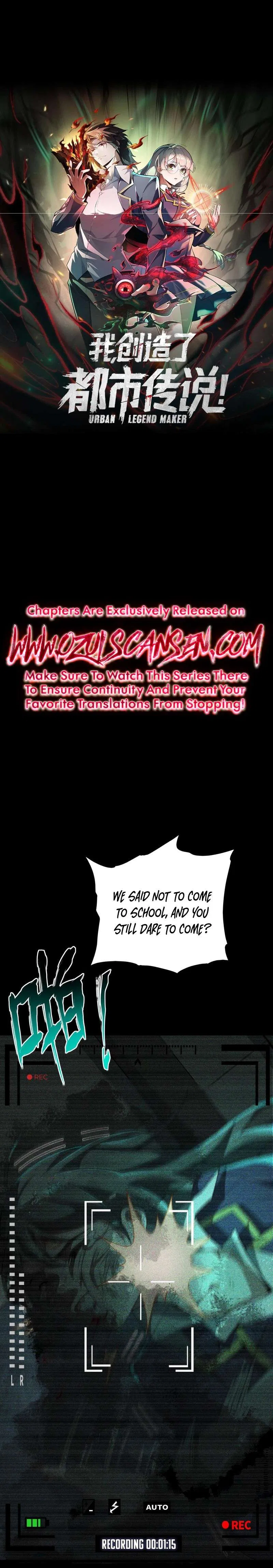 I created an Urban Legend Chapter 2 – Page 2