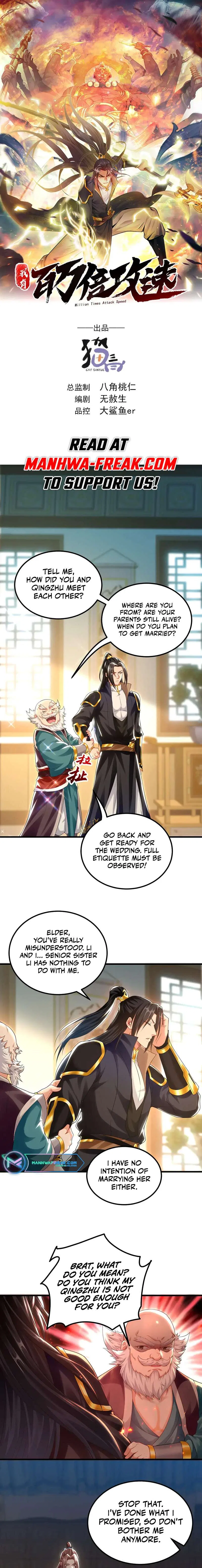 1 Million Times Attack Speed Chapter 43 – Page 1