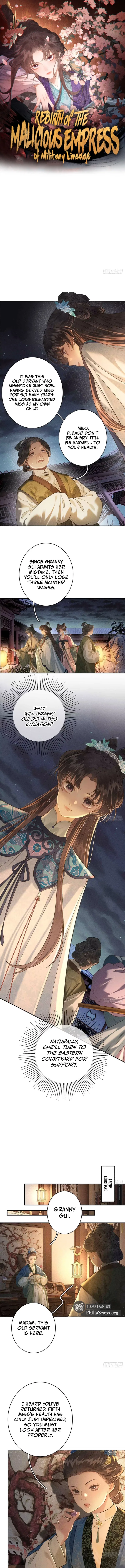 Rebirth of the Malicious Empress of Military Lineage Chapter 6 – Page 1