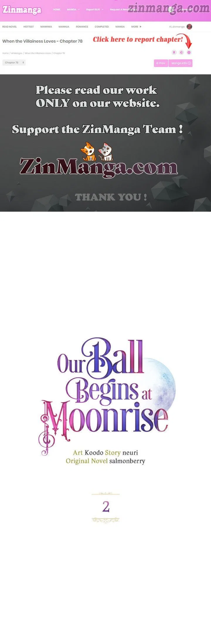 Our Ball Begins at Moonrise Chapter 4 – Page 1
