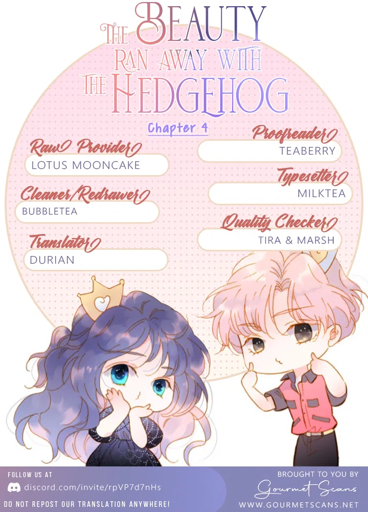 The Beauty Ran Away with The Hedgehog Chapter 4 – Page 1