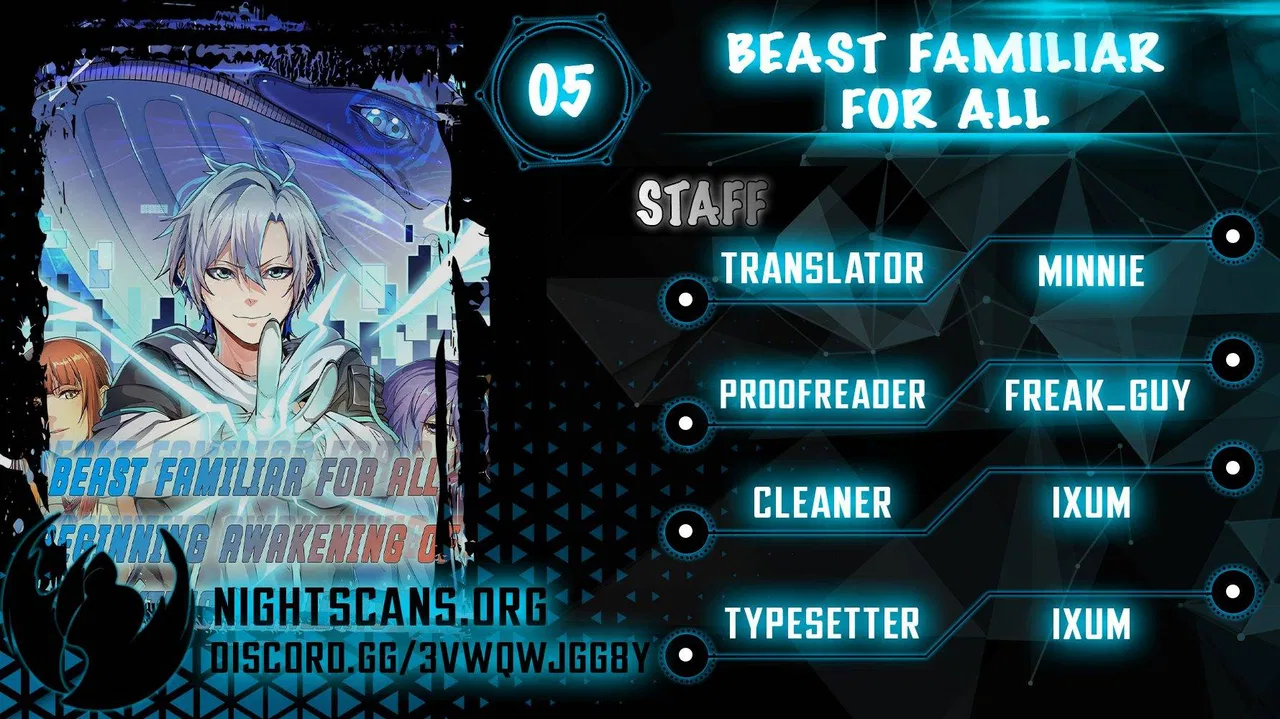 Beast Familiar for All: Beginning Awakening of Mythical Talents Chapter 5 – Page 1
