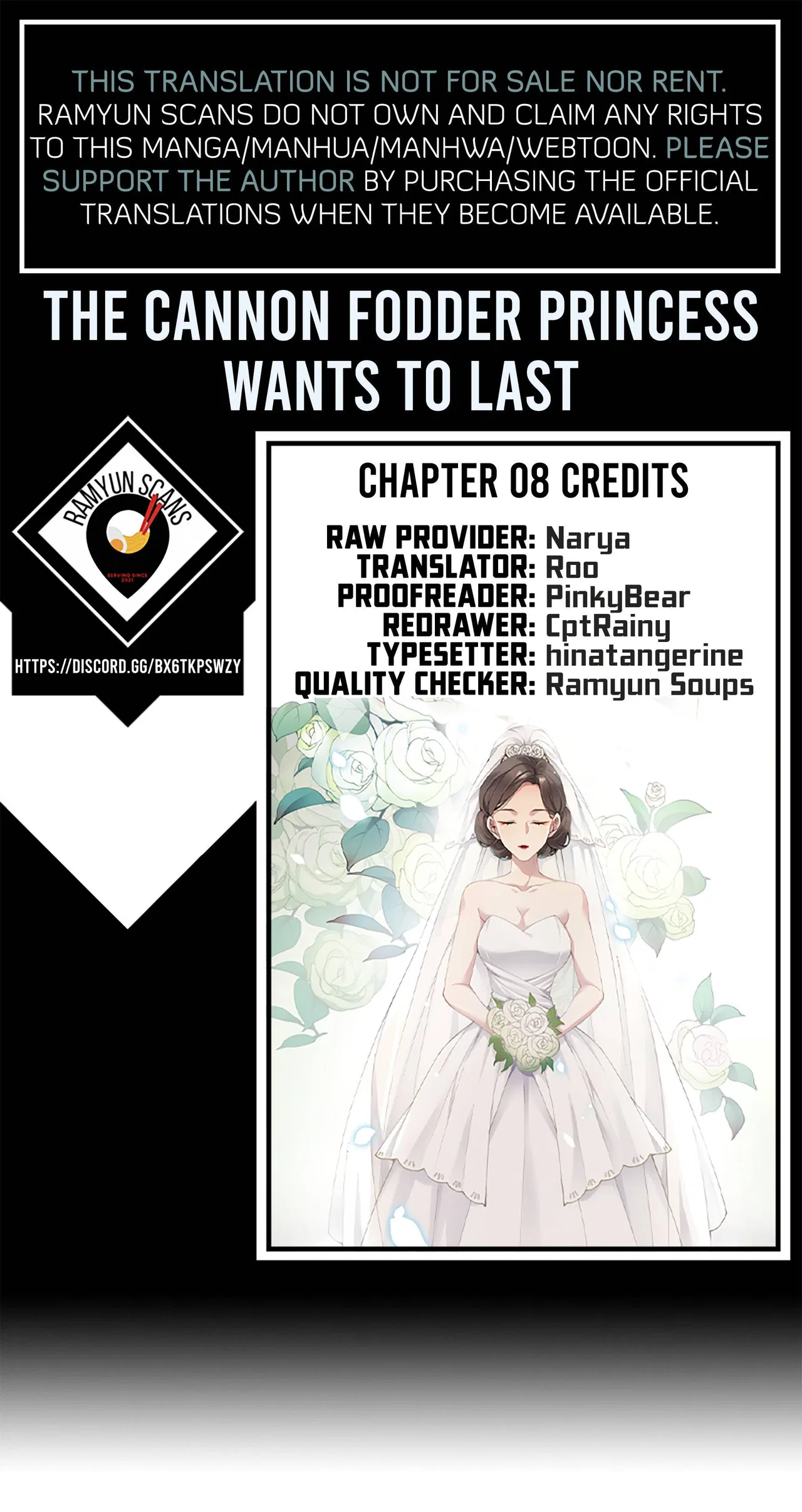 The Cannon Fodder Princess Wants To Last Chapter 8 – Page 1