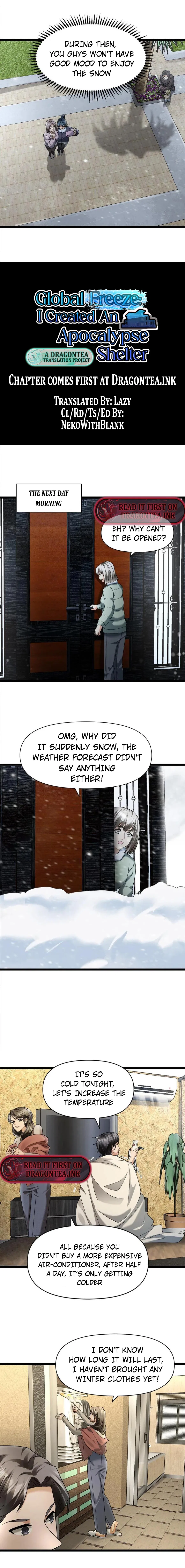 Global Freeze: I Created An Apocalypse Shelter Chapter 9 – Page 2